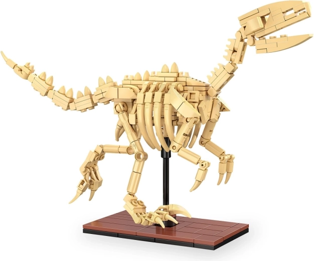 CaDA απολίθωμα δεινοσαύρου Velociraptor 1:9 από κατασκευαστικά τουβλάκια