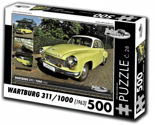 Παζλ Retro-αυτοκίνητα Wartburg 311 (1963) – 500 κομμάτια