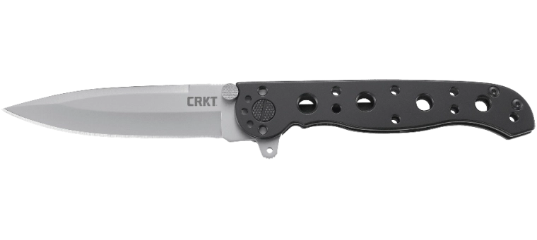 Πτυσσόμενο μαχαίρι τσέπης CRKT M16 Spear Point, 8 cm, μαύρο, ανοξείδωτο ατσάλι