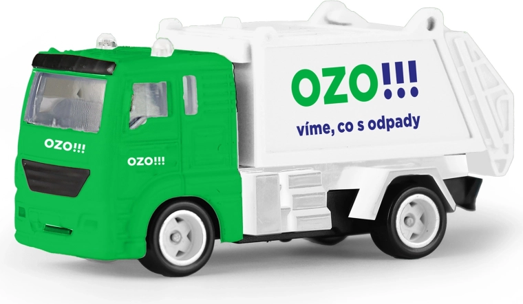 Μεταλλικό απορριμματοφόρο αυτοκίνητο OZO 7 cm