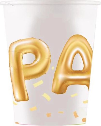 Χάρτινα ποτηράκια για πάρτι 200 ml (8 τεμ.)