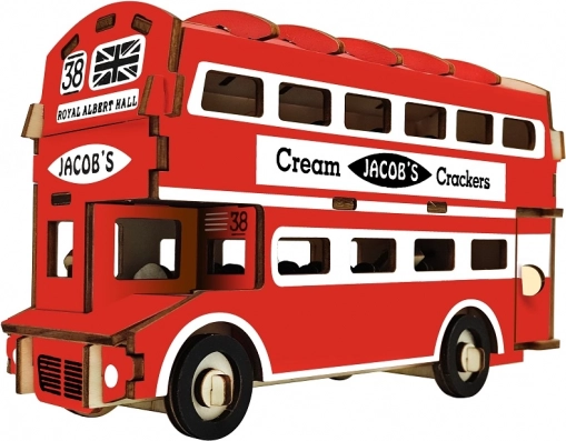 Ξύλινο 3D παζλ Doubledecker