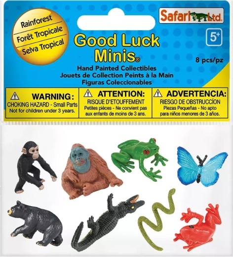 Safari Ltd. Good Luck Minis funpack τροπικό δάσος