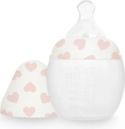 Αντικολικό μπιμπερό Élhée 150 ml full of love pink