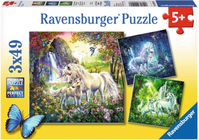 Ravensburger παζλ Υπέροχοι μονόκεροι 3×49 κομμάτια