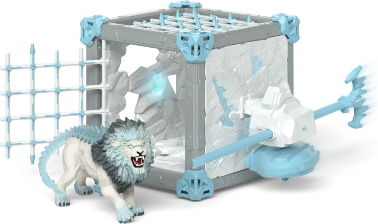Schleich Eldrador BattleCave παγωμένο λιοντάρι
