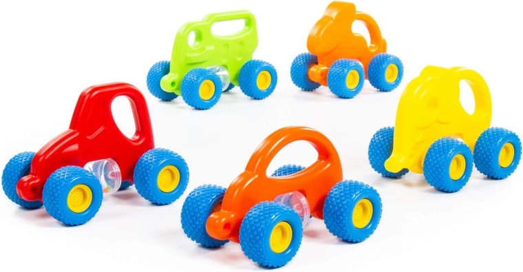 Baby Gripcar πολύχρωμο αυτοκινητάκι με μεγάλους τροχούς - 1 τεμάχιο