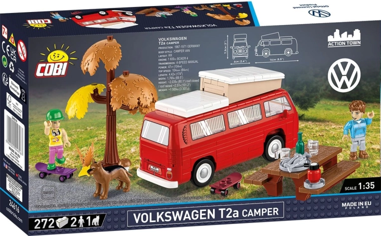 Εμβληματικό Volkswagen T2a σε κλίμακα 1:35