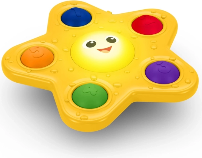 BABY EINSTEIN ενεργό παιχνίδι με βεντούζα Pop & Glow Starfish για μωρά 6 μηνών και άνω