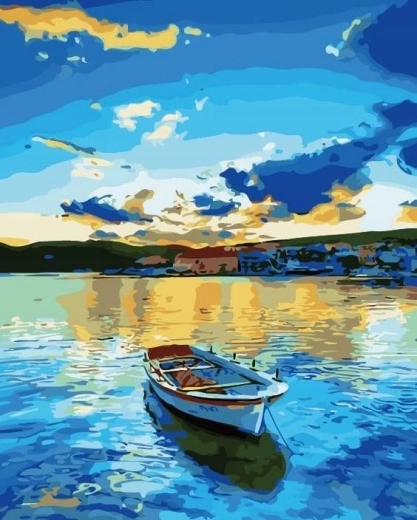 Διαμαντένια ζωγραφική Θαλάσσιο πλοίο 30 × 40 cm