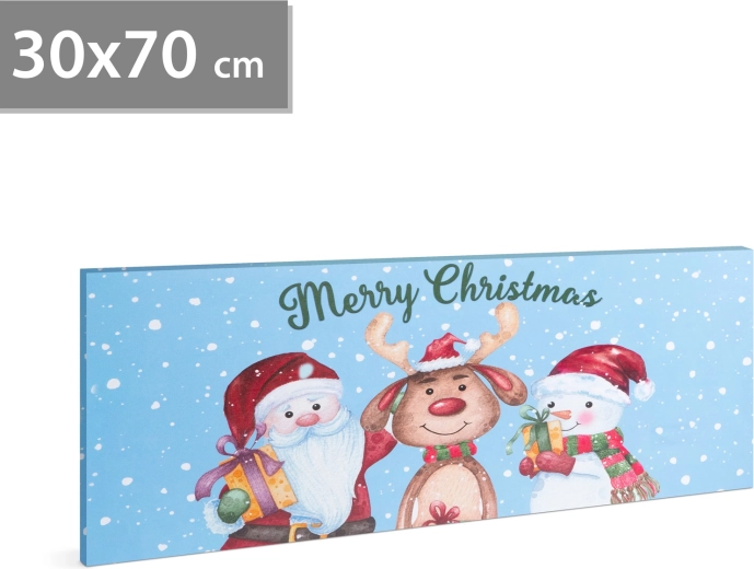 Χριστουγεννιάτικος πίνακας LED τοίχου 70 × 30 cm