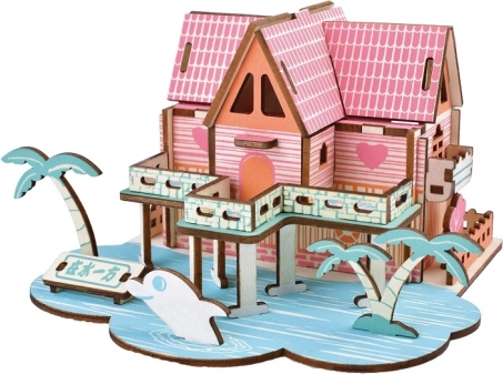 Woodcraft ξύλινο 3D παζλ Εξοχικό σπίτι