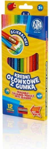 Astra τριγωνικές ξυλομπογιές 12 τεμ.