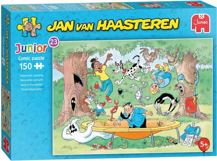JUMBO παζλ Jan van Haasteren Junior: Άλματα στο τραμπολίνο, 150 κομμάτια