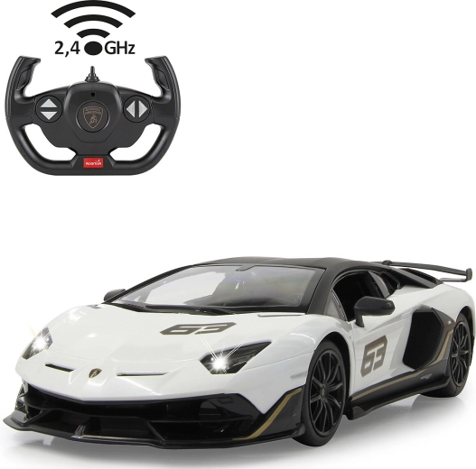 Jamara Lamborghini Aventador SVJ Performance RC αυτοκίνητο 1:14 λευκό 2,4 GHz - 1 τεμάχιο