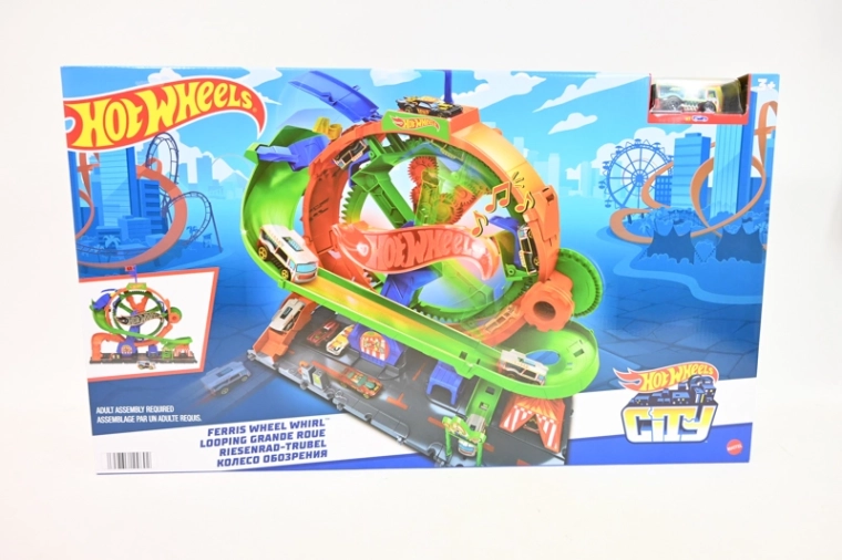 Σετ Hot Wheels City με ρόδα λούνα παρκ και λούπα