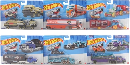 Μεταφορικό φορτηγό HOT WHEELS με αυτοκινητάκι 1:64