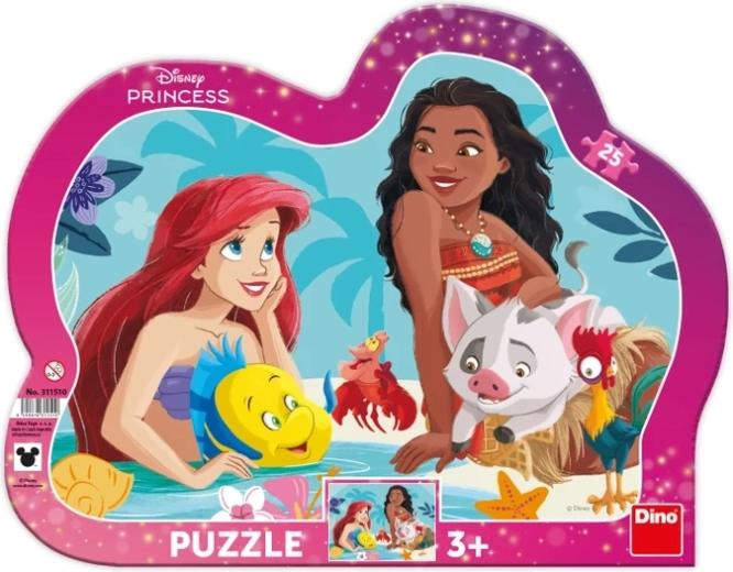 Παζλ Dino Ariel και Vaiana 25 κομμάτια