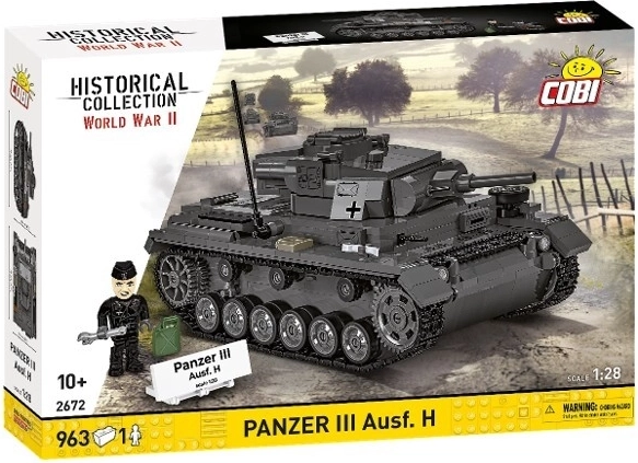 COBI Panzer III Ausf. H – σετ κατασκευής 963 τεμαχίων (1:28)
