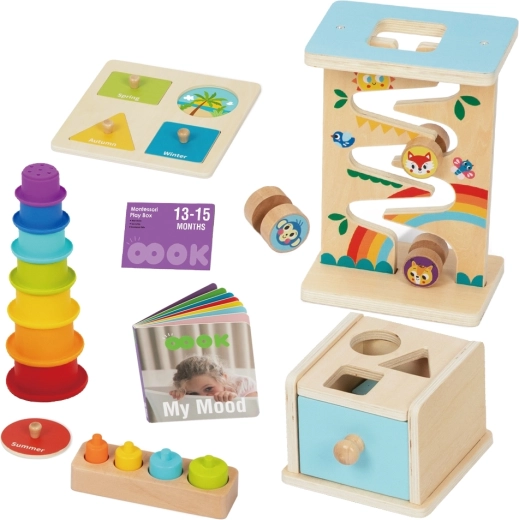 6 δραστηριότητες σε ένα σετ Montessori