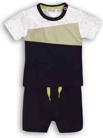 Dirkje παιδικό σετ 2 τεμαχίων Sunny around the world mint/navy
