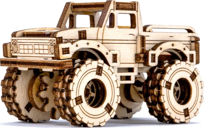Ξύλινο 3D παζλ – μοντέλο monster truck