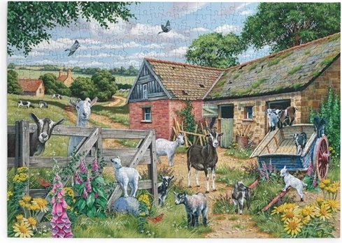 House of Puzzles Χαρούμενη φάρμα – παζλ με 500 πολύ μεγάλα κομμάτια