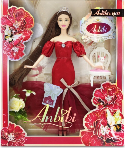 Anbibi ανθισμένη κούκλα Hanička 28 cm