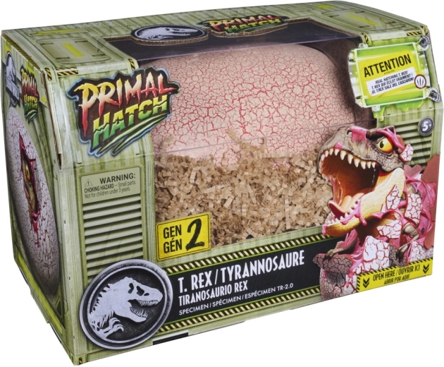 Primal Hatch διαδραστικός T-Rex που εκκολάπτεται από αυγό, γκρι
