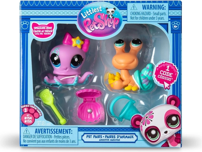 Hasbro Littlest Pet Shop Pet Treasure Hunt σετ φιγούρων και αξεσουάρ