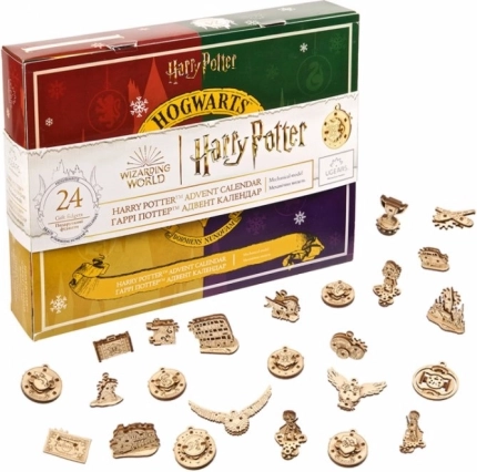 Ugears 3D ξύλινο μηχανικό παζλ Harry Potter Advent Calendar