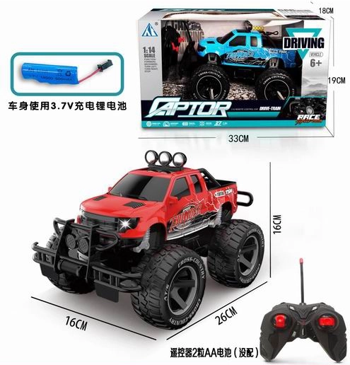 Τηλεκατευθυνόμενο όχημα εκτός δρόμου Jeep Raptor 1:14
