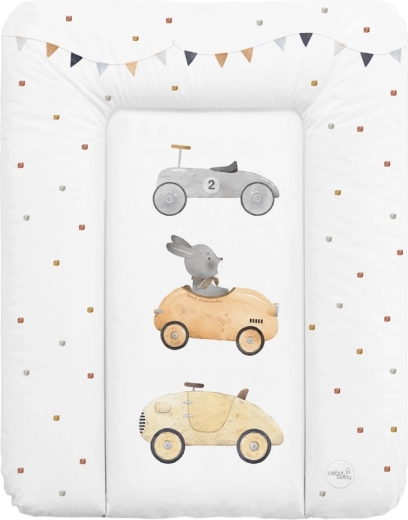 Ceba Baby μαλακή αλλαξιέρα για συρταριέρα 50 × 70 cm Basic Bunny Driver