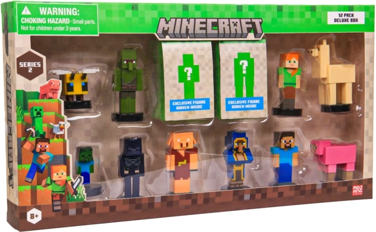 Minecraft σφραγίδες deluxe box σειρά 2
