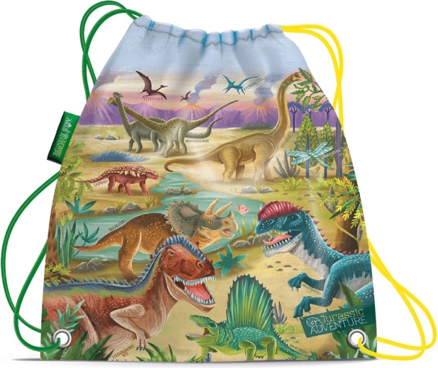 Σακίδιο πλάτης με κορδόνι για σνακ Jurassic Adventure