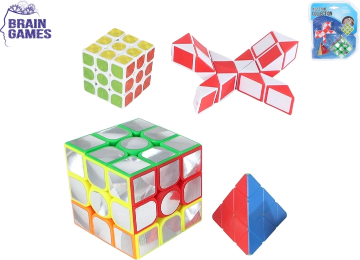 Σετ γρίφων Brain Games – 4 λογικά παιχνίδια για παιδιά και ενήλικες