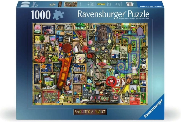 Παζλ Ravensburger Τρομερό Αλφάβητο – γράμμα I και J, 1000 κομμάτια