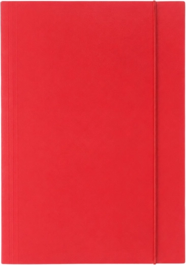 Χάρτινος φάκελος με λάστιχο A4+ κόκκινος 300 g/m² - 1 τεμάχιο