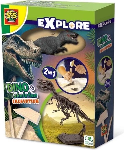 SES Creative Explore 2σε1 ανασκαφή απολιθωμάτων δεινόσαυρου T-Rex