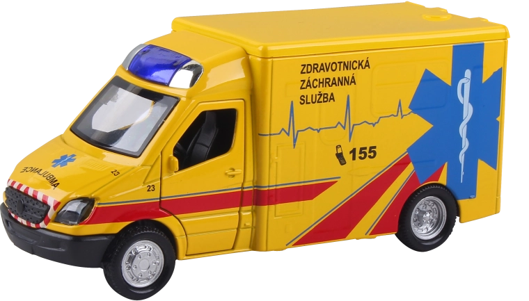 Διασώστες ασθενοφόρο ZZS Mercedes-Benz 1:36 χωρίς συσκευασία