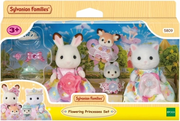 Sylvanian Families Πριγκίπισσες των Λουλουδιών – σετ 4 φιγούρων