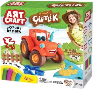 Σετ πλαστελίνης Art Craft με θέμα φάρμα 200 g