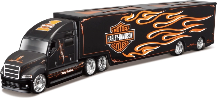 Maisto Harley-Davidson μεταφορέας με φλόγες 1:64