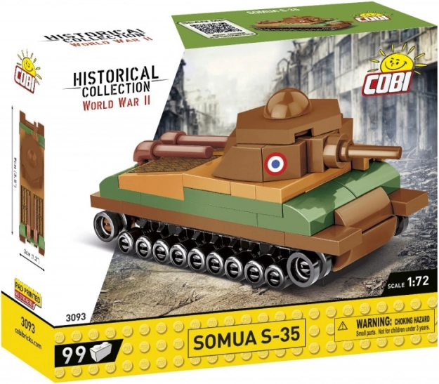 Κατασκευαστικό σετ COBI Historical Collection Somua S-35 1:72