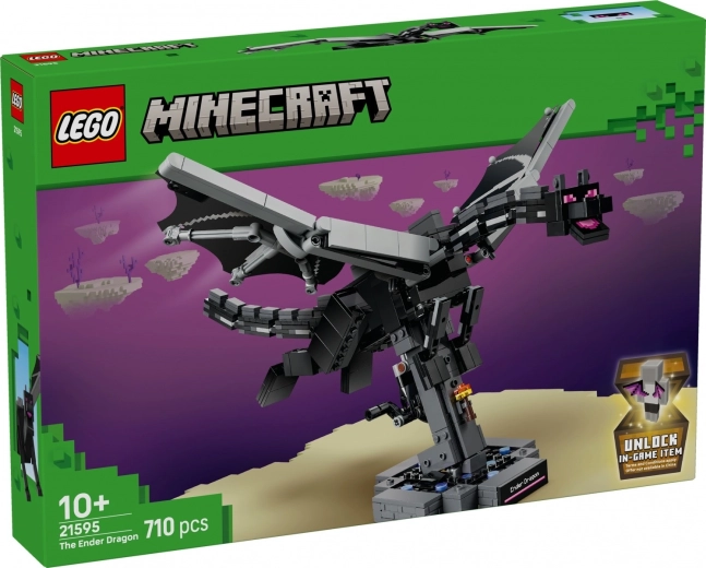 LEGO Minecraft Ender Δράκος – κατασκευάσιμο μοντέλο με φτερά που κινούνται