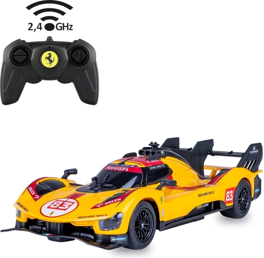 Τηλεκατευθυνόμενο αυτοκίνητο JAMARA Ferrari 499P-N83 1:24 κίτρινο