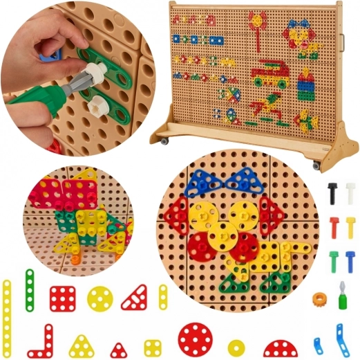 Masterkidz σετ γεωμετρικών σχημάτων για πάνελ STEM, 260 τεμάχια