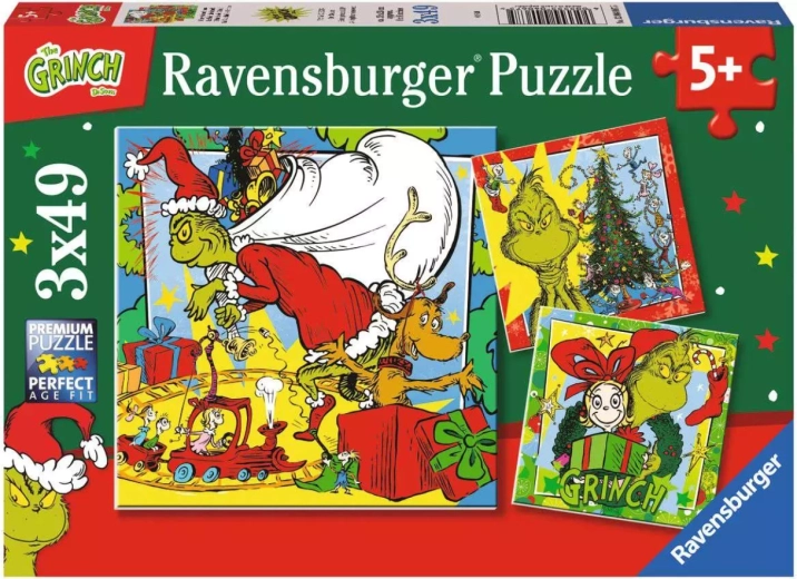 Ravensburger Παζλ Grinch 3x49 κομμάτια