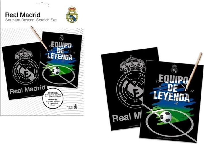 Ξυστές εικόνες REAL MADRID – δημιουργικό σετ