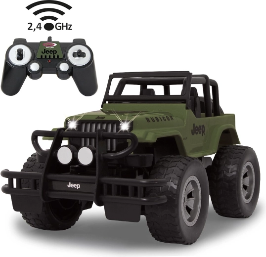 Τηλεκατευθυνόμενο αυτοκίνητο Jeep Wrangler Rubicon 1:14 σε λαδί πράσινο